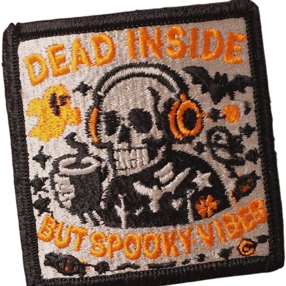 Skeleton Spooky Vibes Trucker Hat - Picture 2 of 2